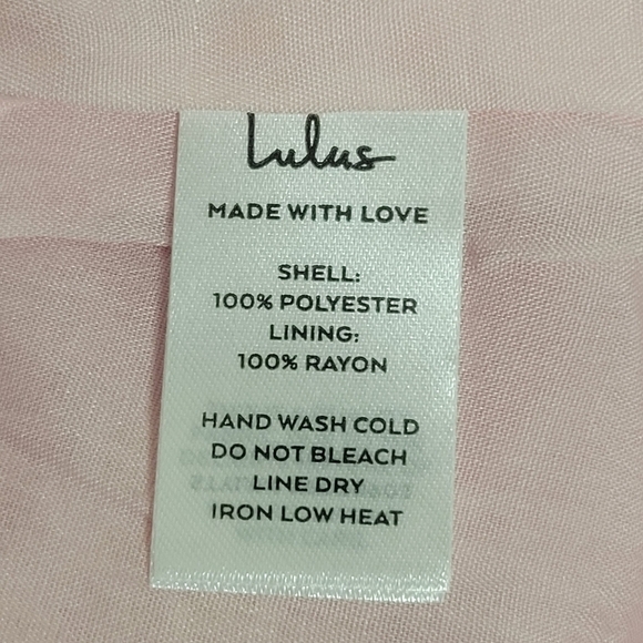 Lulus NWT Brighter Side Pink Floral Satin Dress. - Picture 11 of 15